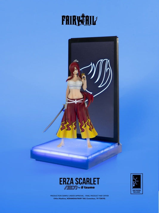 Erza Scarlet bringt Fairy Tail-Power ins Neon-Setup.