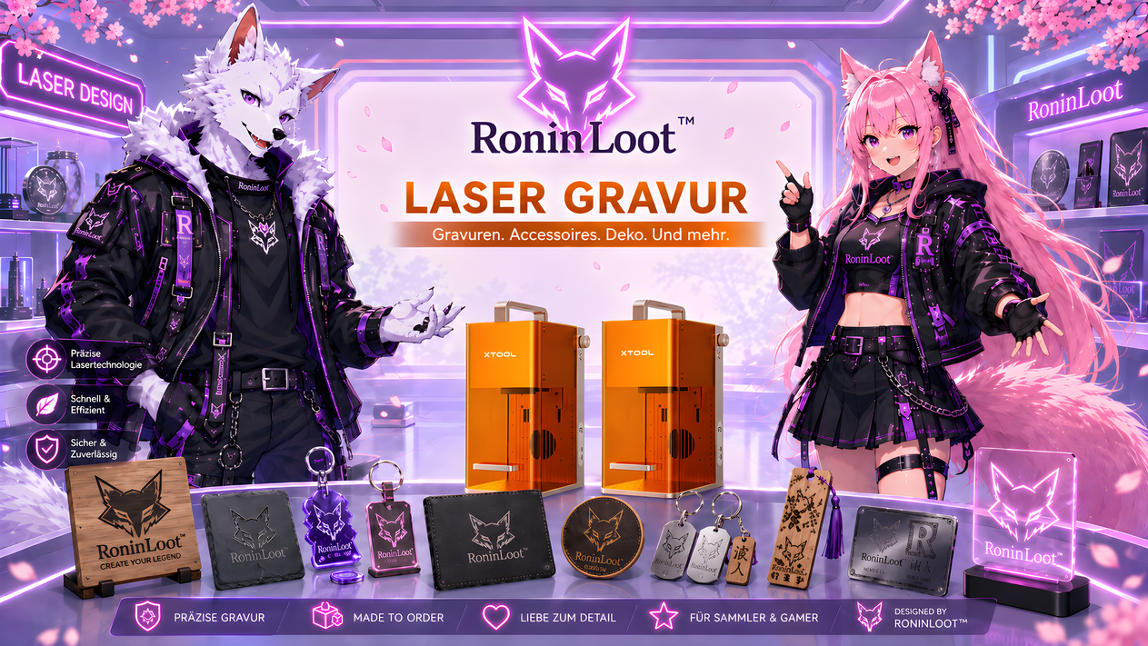 RoninLoot™ Laser Gravur
