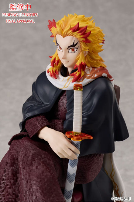 Demon Slayer – Kyojuro Rengoku Sitting Collector's Statue | 16 cm