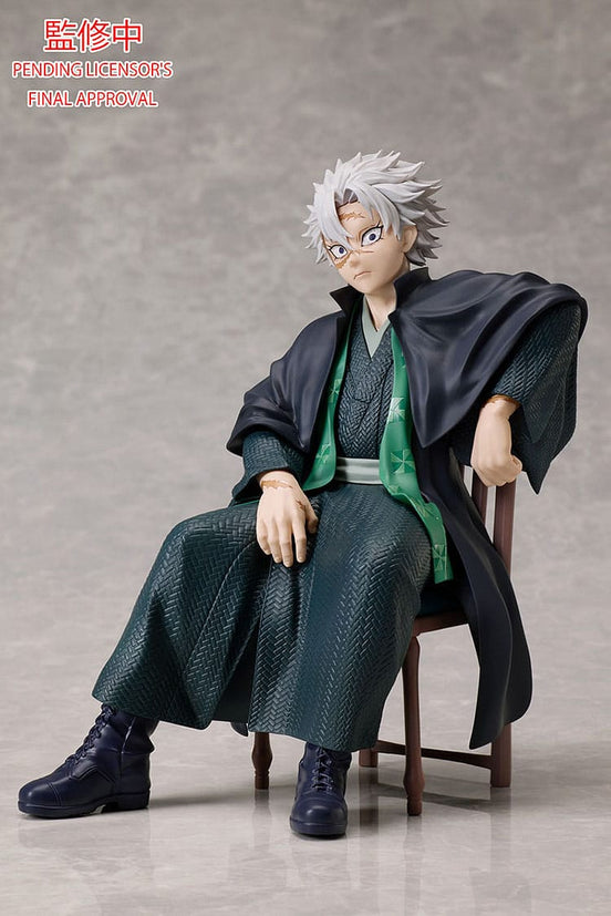 Sanemi Shinazugawa Figure - Sitting Pose | Demon Slayer | 16 cm