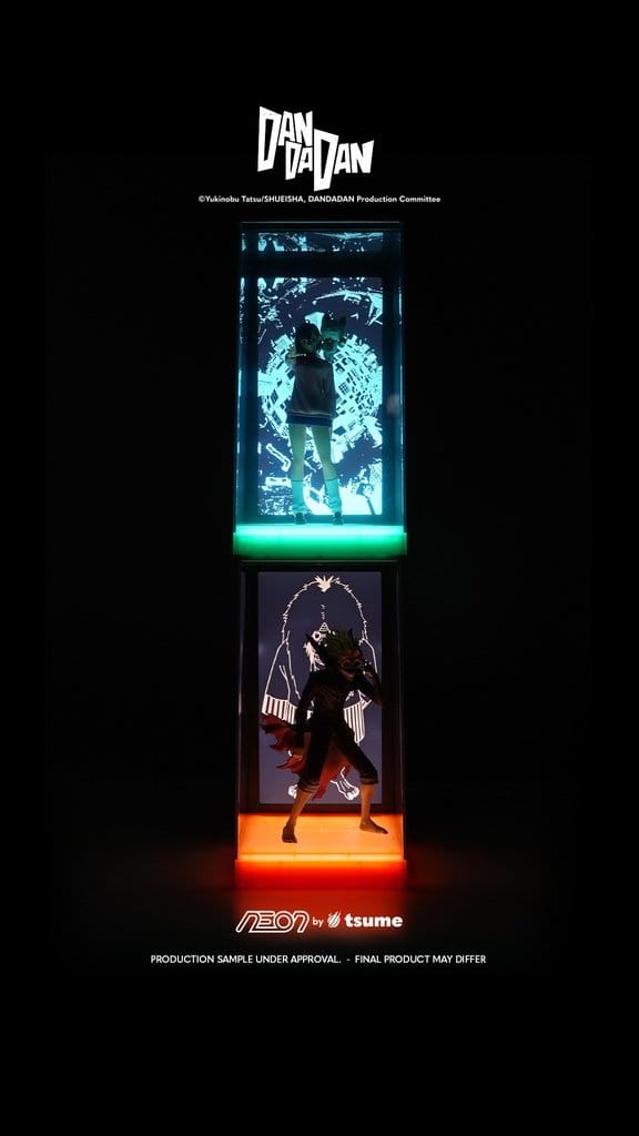 Okarun Dandadan meets neon energy.