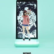 Momo Dandadan meets neon energy.