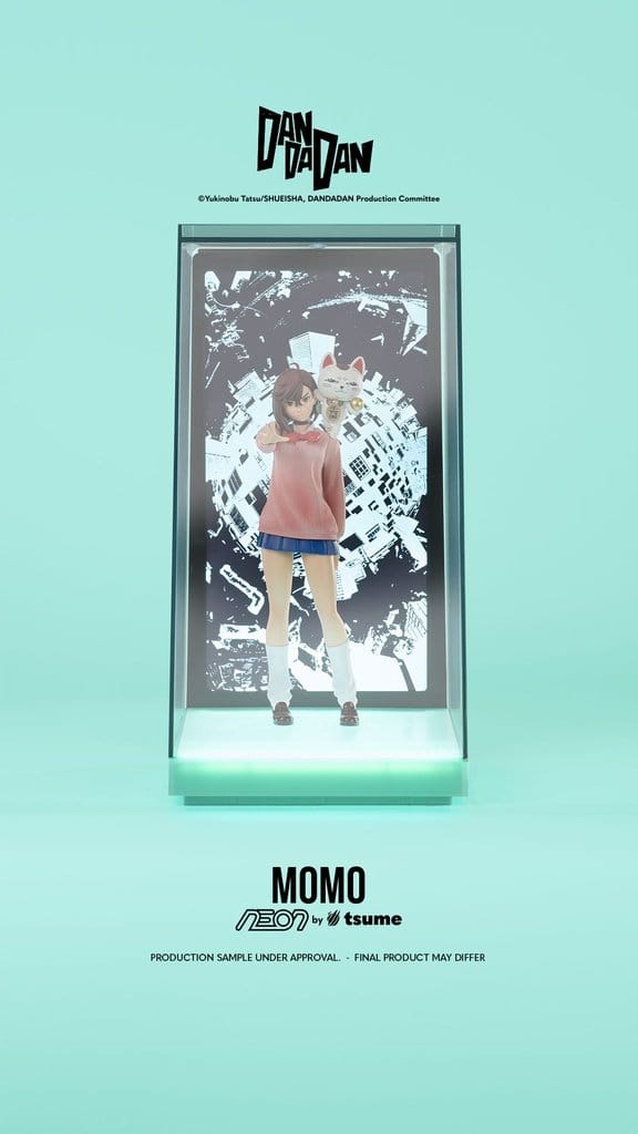Momo Dandadan meets neon energy.