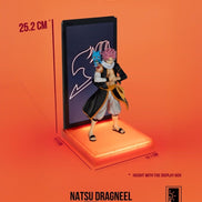 Natsu Dragneel from Fairy Tail – now as a neon statue.