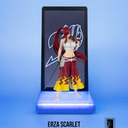 Erza Scarlet brings Fairy Tail power to neon setups.
