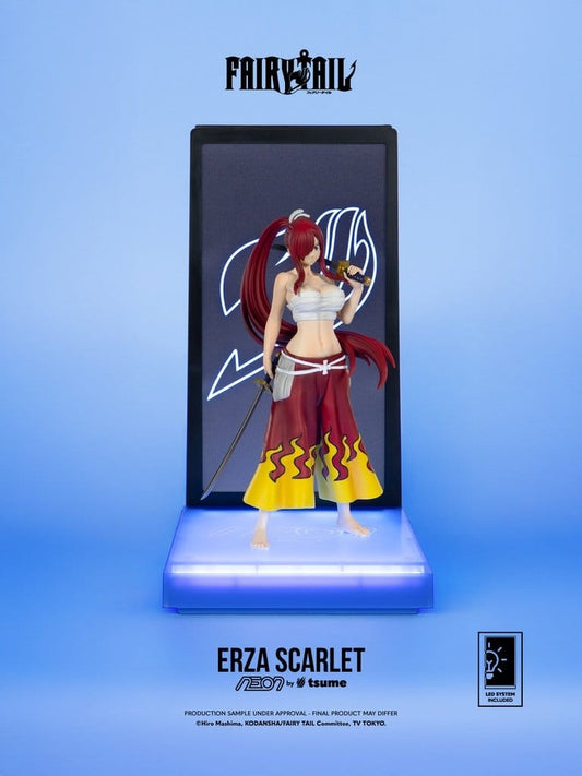 Erza Scarlet bringt Fairy Tail-Power ins Neon-Setup.