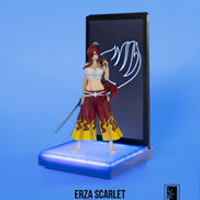 Erza Scarlet brings Fairy Tail power to neon setups.