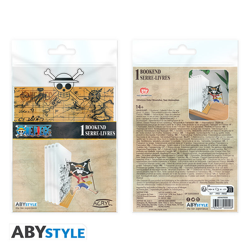 ONE PIECE – Acrylic Bookends® – Luffy and his Flag