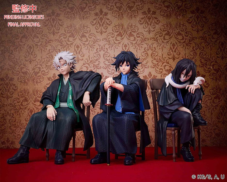 Giyu Tomioka Figure - Sitting Pose | Demon Slayer | 16 cm