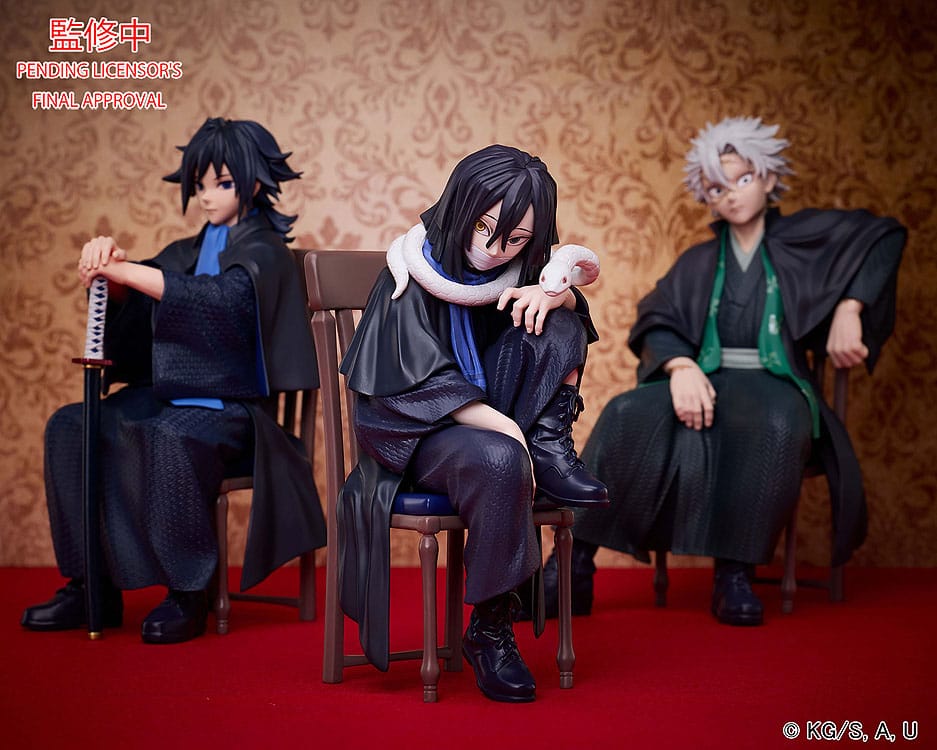 Obanai Iguro Figure - Sitting Pose | Demon Slayer | 15 cm